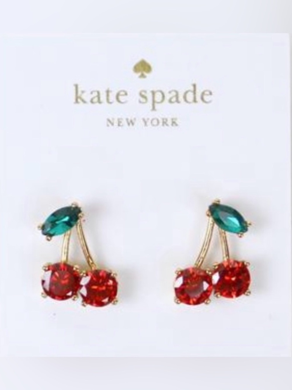 NEW kate spade Red Cherry Stud
Earrings